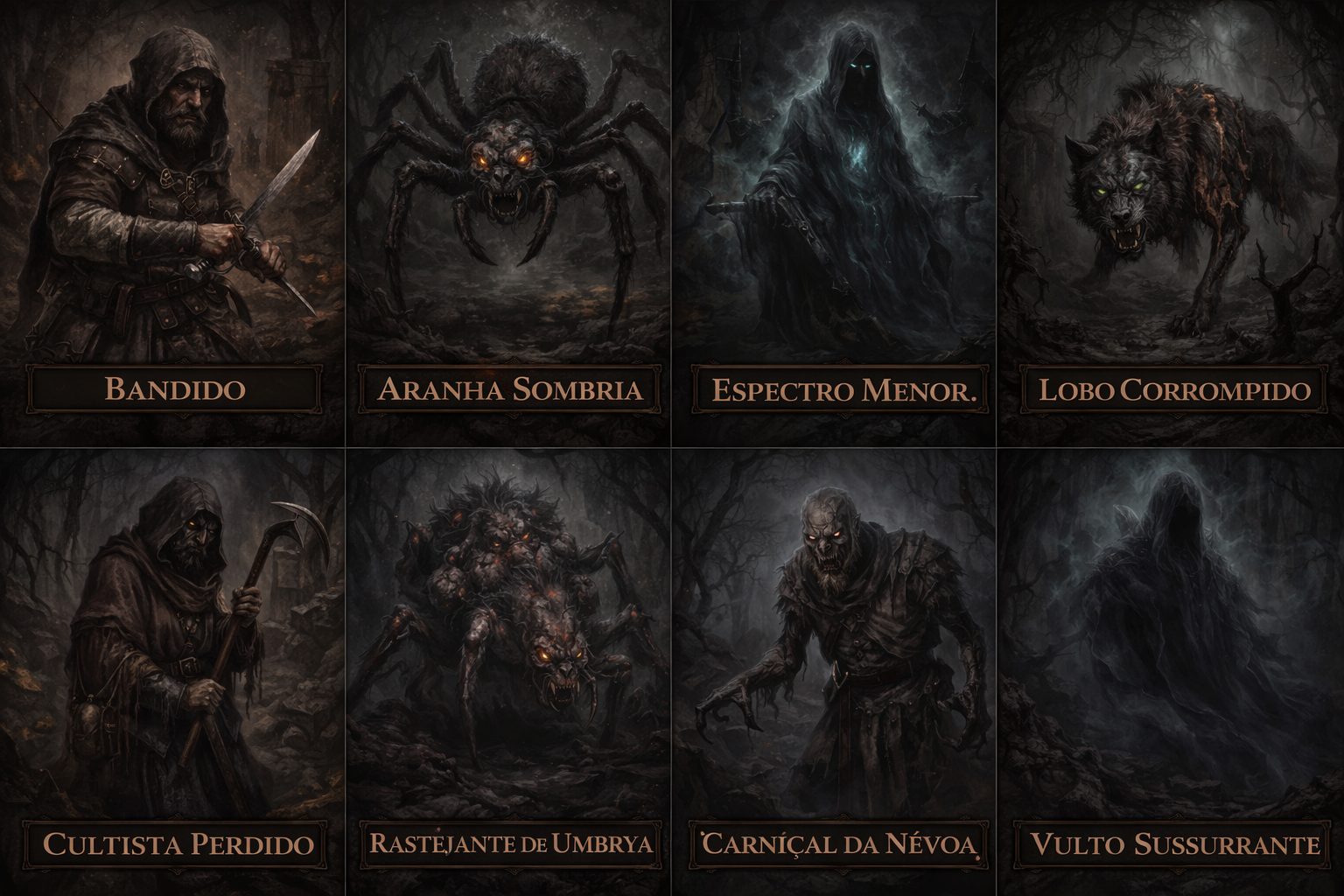 Monstro Rastejante de Umbrya